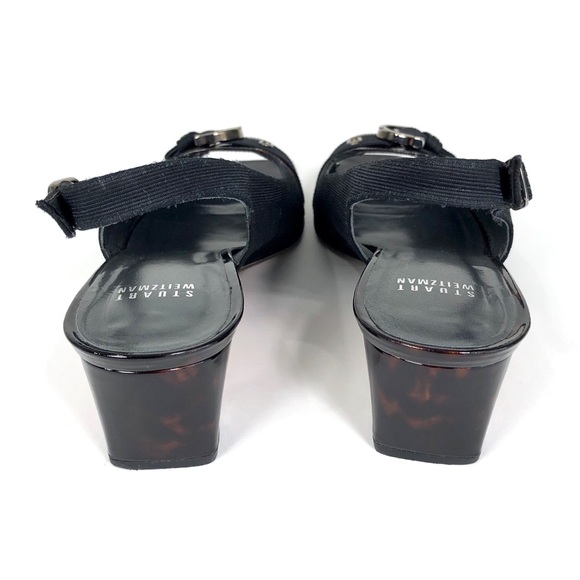 Stuart Weitzman Cavort Peep-toe Slingback - Picture 6 of 12